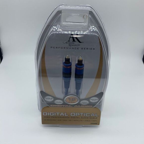 AR Acoustic Research Performance Series Digital Audio Cable‎ 12' AP082 NEW - Picture 1 of 2